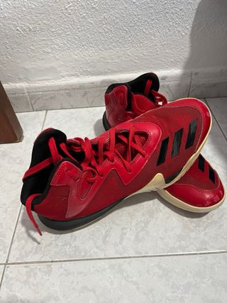 Zapatillas Adidas Hombre Rojas y Negras