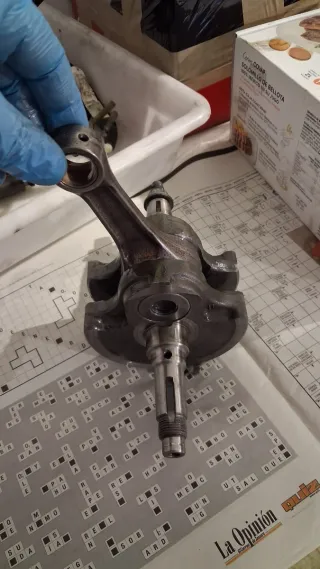 Cigüeñal con biela suzuki ltz