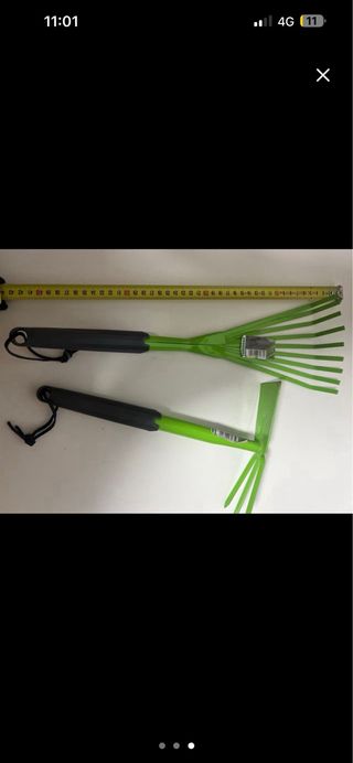 Mini rastrillo y azada Verdemax