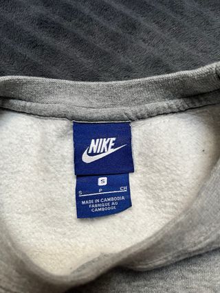 Sudadera Nike Gris Unisex