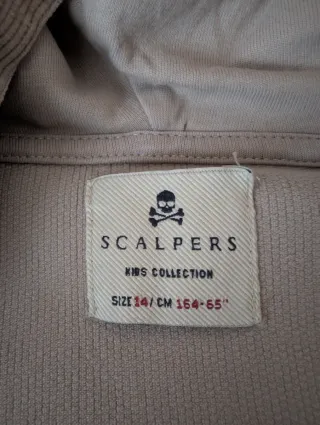 Sudadera beige con capucha