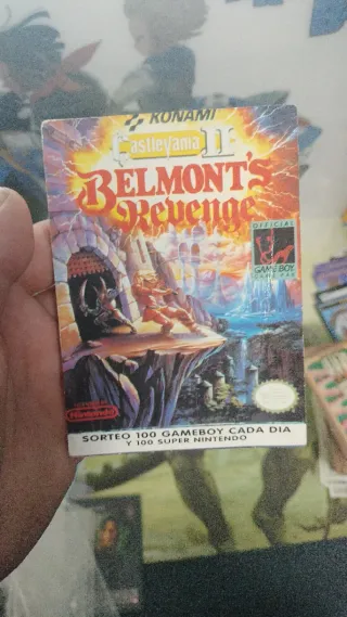 Castlevania Belmont's Revenge Game Boy tarjeta