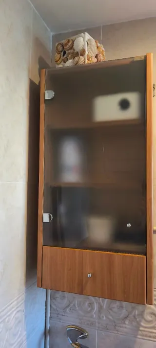 Mueble lavabo, armario y toallero