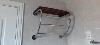 Mueble lavabo, armario y toallero