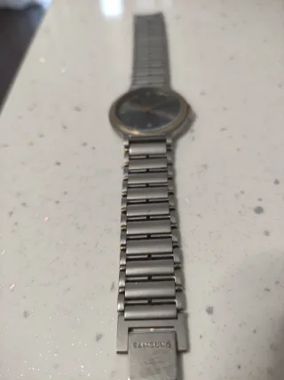 Reloj Samsung Gris Acero Unisex electrónico