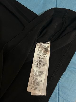 Camiseta Kenzo Negra Talla L Tigre Bordado