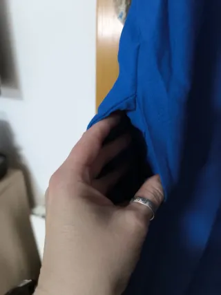 Vestido azul con libélula