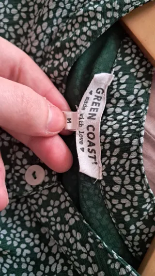 Blusa verde estampada Green Coast