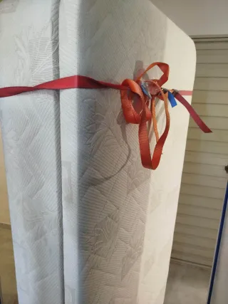 Cama canape abatible tela y madera