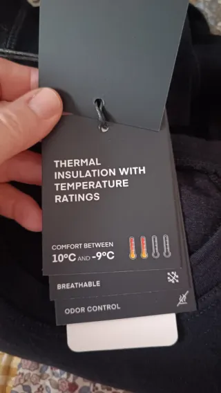 Camiseta Oysho base layers 100% lana merino, L