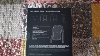 Camiseta Oysho base layers 100% lana merino, L