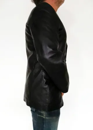 Americana de piel genuina Talla M Medidas indicada