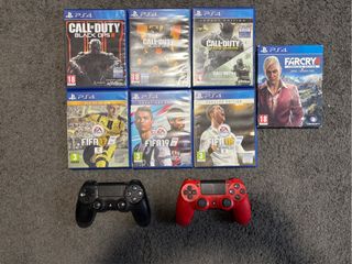 Consegna di giochi PS4 + 2 controller DualShock 4 da riparare