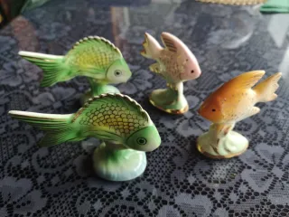 4 Peces Decorativos Cerámica