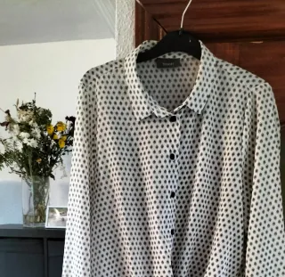 Camisa estampada mujer