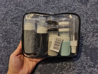 Kit Botellas Viaje Avión TSA Silicona Neceser