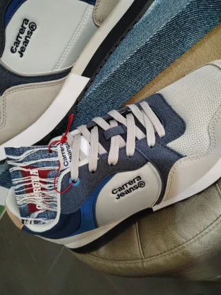 Sneakers Carrera Jeans Uomo 44 grigio/Blu