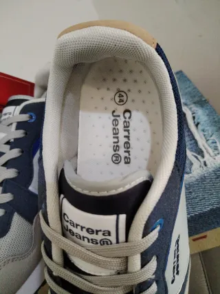 Sneakers Carrera Jeans Uomo 44 grigio/Blu