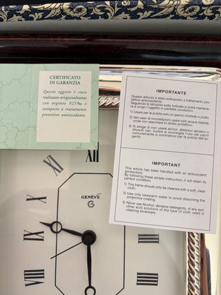 Orologio da parete Argento 925