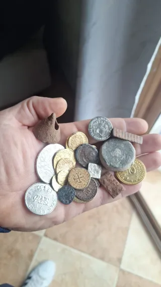 Lote monedas antiguas reproducciones