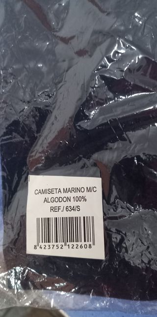 Camiseta JUBA 634 bolsillo azul marino