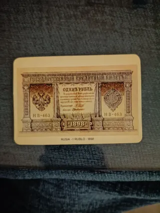 Calendario 1978 Serie Banconote del Mondo