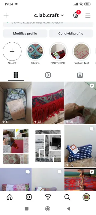 Pochette artigianale