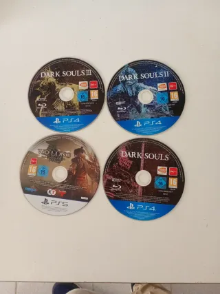 4 Juegos PS4/PS5: Dark Souls, Wo Long