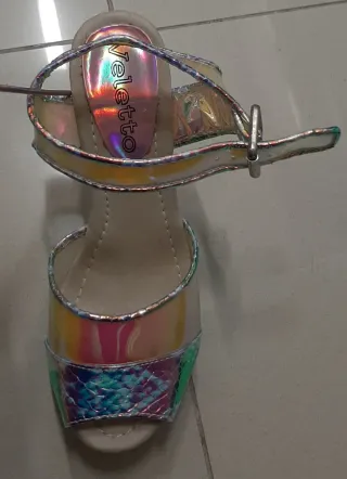 Sandalias plataforma mujer multicolor