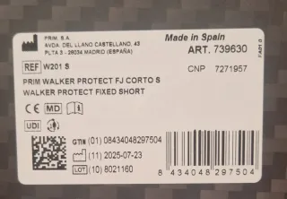 Bota Ortopédica Walker PRIM Negra talla S