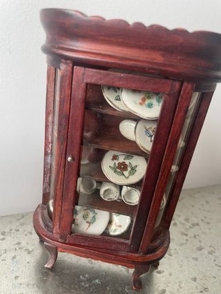 Muebles salón casita de muñecas