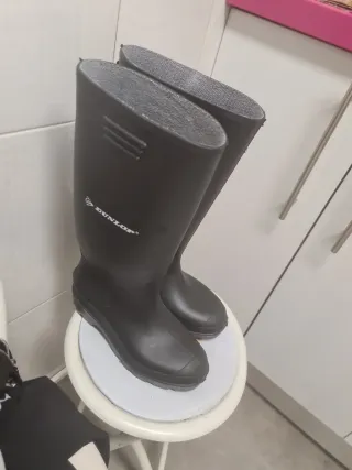 Botas de agua Dunlop negras