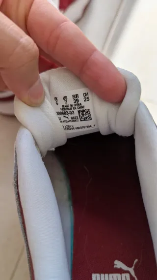 Zapatillas Puma Way 1 Blancas y Rojas