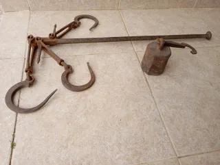 Báscula Romana Antigua