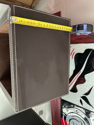 Estantería polipiel marrón (2 unidades)