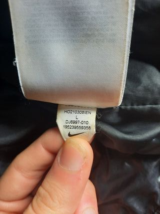 Chaqueta Nike  negra