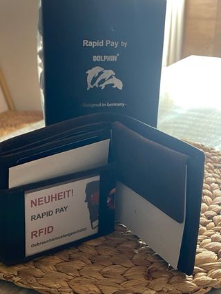 Cartera de piel de búfalo Dolphin