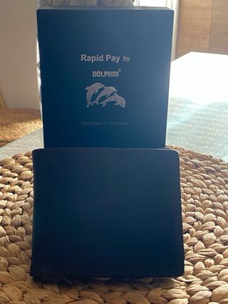 Cartera de piel de búfalo Dolphin