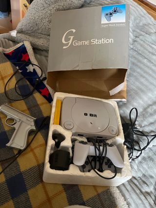 Consola G Game Station 8 Bit Plata