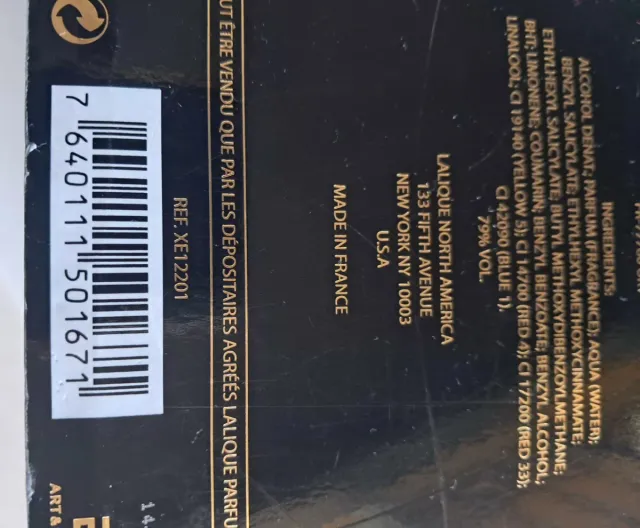 Profumo di Nicchia Lalique Noir Premier 1977