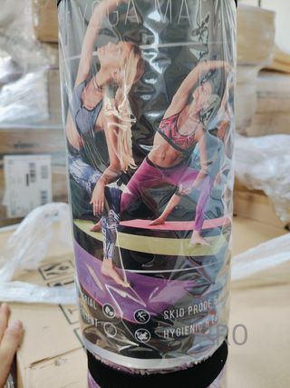 Esterilla de yoga - lila-rosa