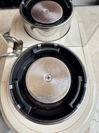 Cafetera Smeg ECF01CREU color Crema