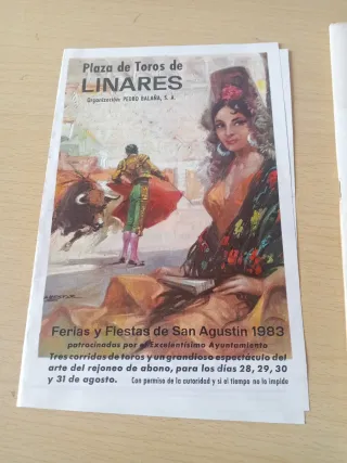 Libro de feria de linares 1983