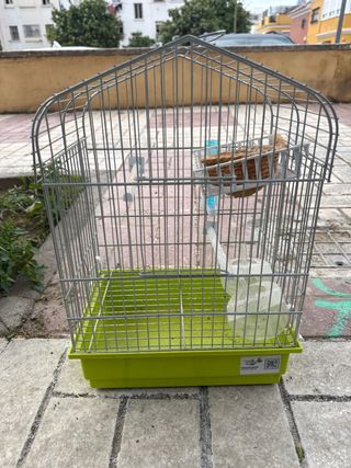 Jaula para pájaros pequeña