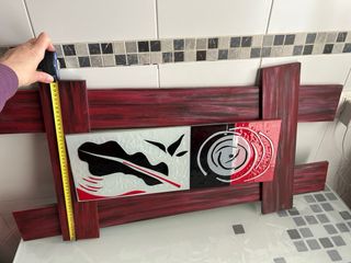 Cuadro Decorativo Madera y Vidrio