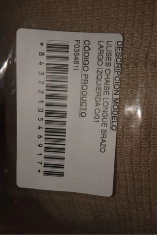 Funda para sofá chaise longue L