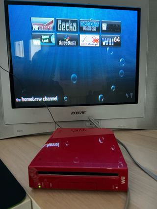 Consola Wii Roja Nintendo