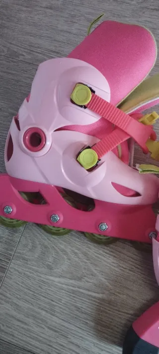 NUEVO: Patinete en línea rosa Oxelo Talla 28-30