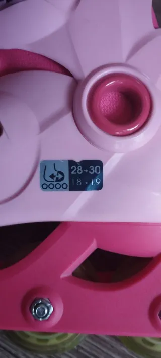 NUEVO: Patinete en línea rosa Oxelo Talla 28-30