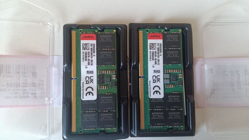 32GB (2x16GB) DDR5 5600 SODIMM Kingston afbeelding 2